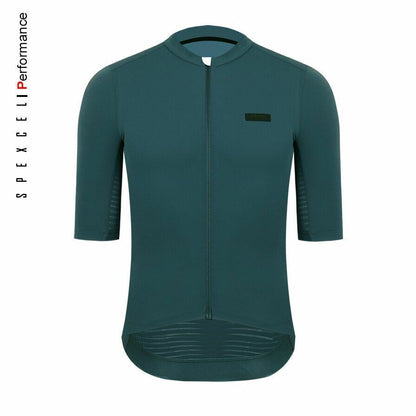 Cycling Jersey Aero Short Sleeve Italy Fabric Seamless Crafts Zipper Men Woman