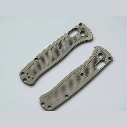 1 Pair Custom Made TC21 Titanium Alloy Handle Scales for Benchmade Bugout 535
