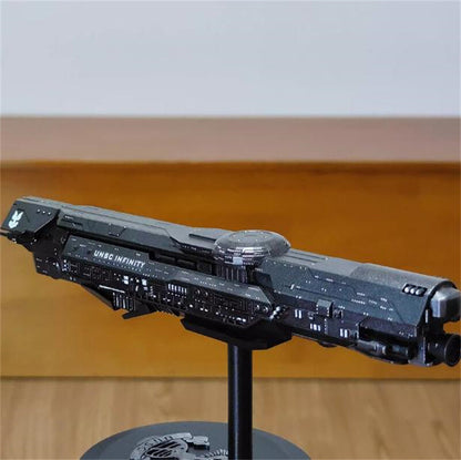 Halo 4 UNSC Infinity INF-101 Spaceship Model Resin Spacecraft Figure Toy