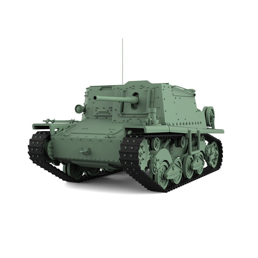 SS16682 1/16 Military Model Kit IA Fiat-Ansaldo L40 47/32 Self-Propelled Gun