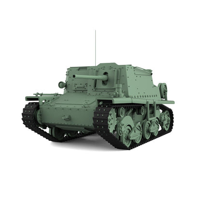 SS16682 1/16 Military Model Kit IA Fiat-Ansaldo L40 47/32 Self-Propelled Gun