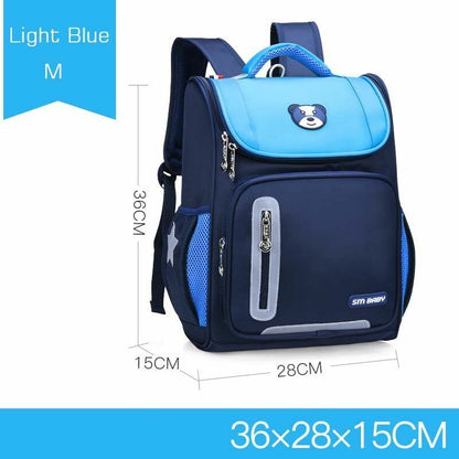 Childrens School Bags Boys Girls Backpacks Kids Orthopedic Waterproof Knapsack