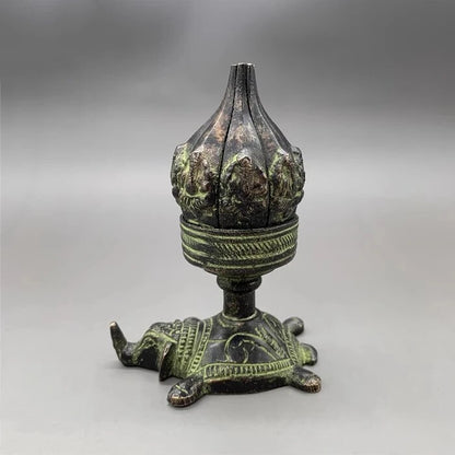 Bronze Copper Nepalese Candlestick Lotus Flower Candle Holder Collection