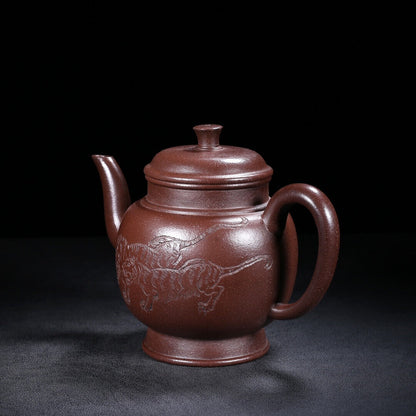 Chinese Yixing Zisha Clay Handmade Exquisite Teapot （宫灯 底款：徐维明）