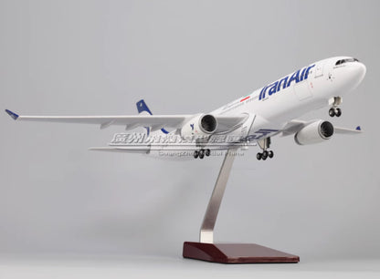 1:135 47CM IranAir AIRBUS A330 Passenger Airplane Landing Gears Resin Model