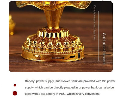 Lotus Flower Lamp Buddhist Prayer Lamps 52 Buddhist Songs Buddha Music Machine