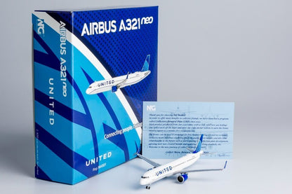 1:400 NG Model UNITED AIRBUS A321neo Passenger Airplane Diecast Aircraft Model
