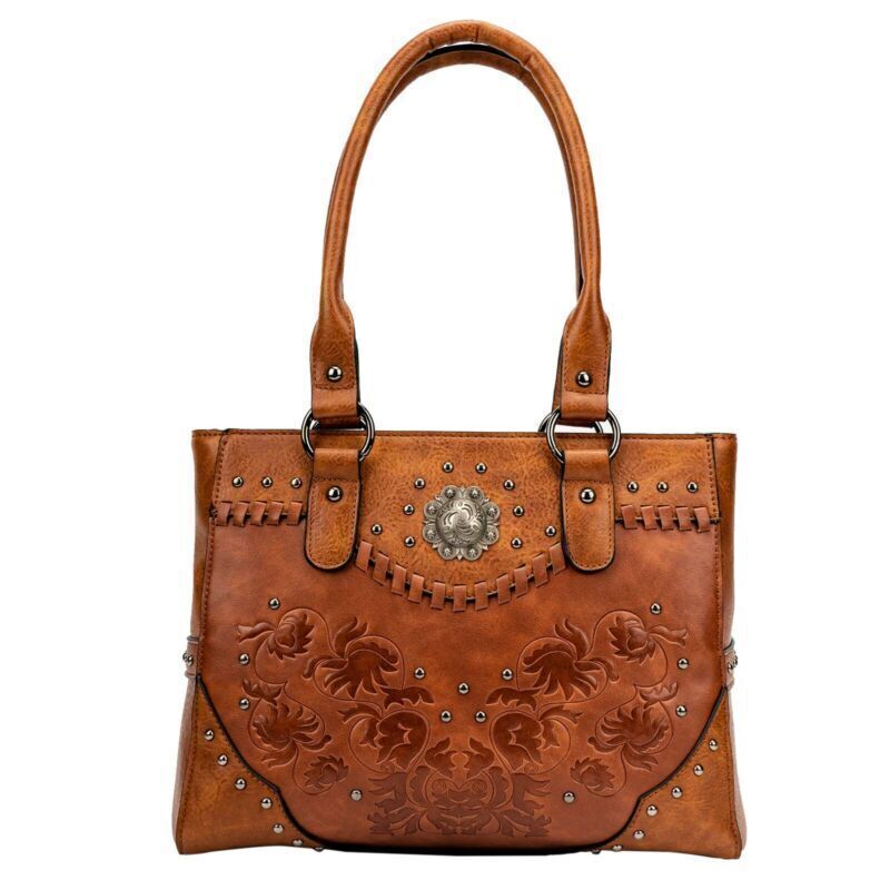 Concealed Carry Hobo Crossbody Purse Leather Shoulder Bag Women Handbag Wallet