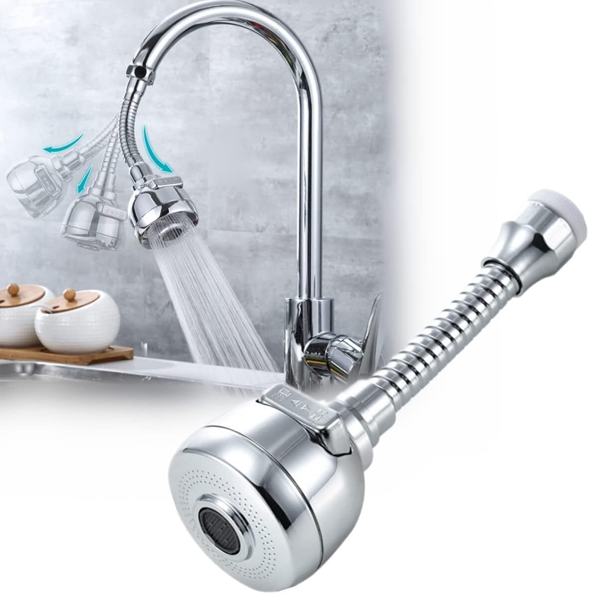 Kitchen Tap Head Water Saving Faucet Extender Sprayer Sink Spray Aerator Nozzle