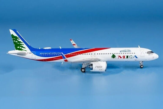 1:400 JC Wings MEA AIRBUS A321neo Passenger Airplane Diecast Aircraft Model