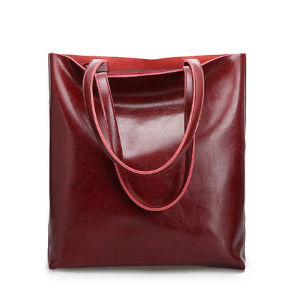 Women Cow Leather Bag Ladies Genuine Leather Handbag Female Hand Shoulder Bags