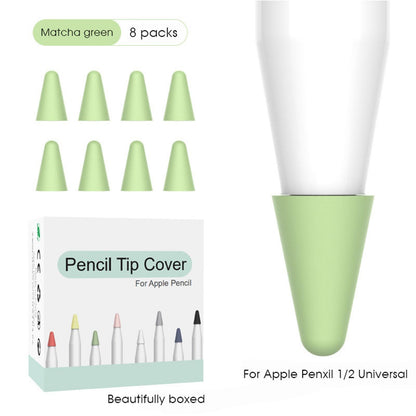 8Pack Silicone Touch Pen Nib Case Tip Cover For Apple Pencil 1st & Generation