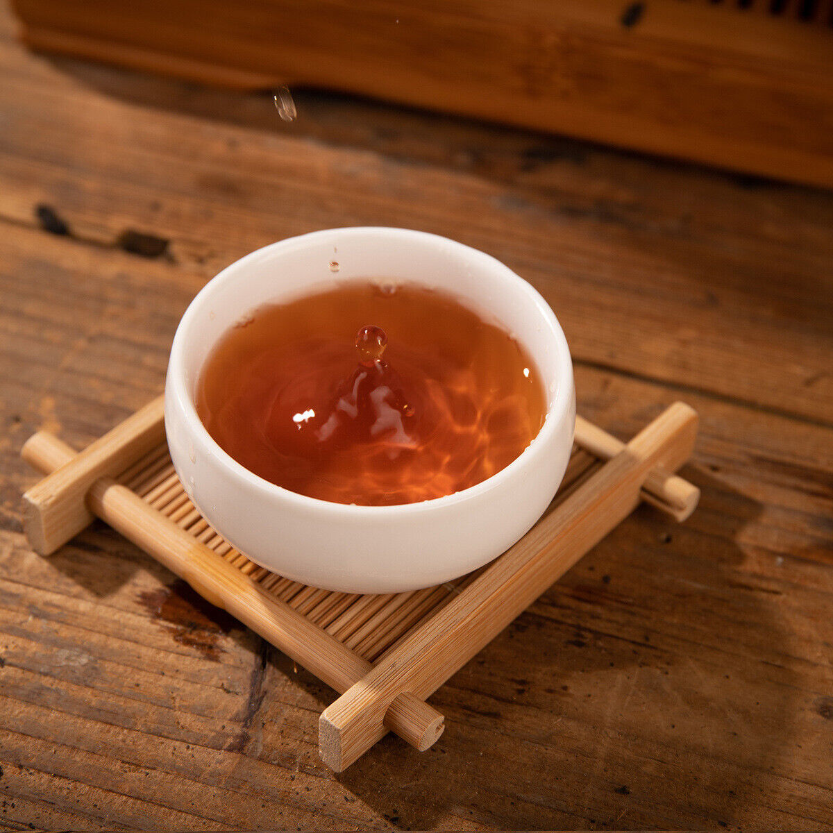400g Hunan Anhua black tea Tientsin tea aged tribute Tientsin tea leaves old tea