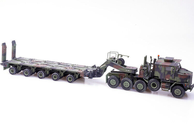 1:72 Panzerkampf M1070 Heavy Epuipment US ARMY Truck Transporter Diecast Model