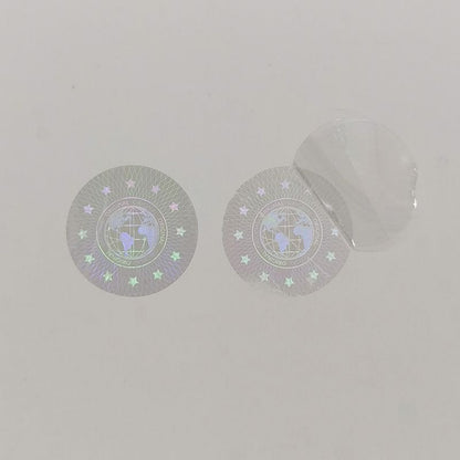 Holographic Stickers 2000Pcs Plastic Warranty Tamper Proof Security Label Decals