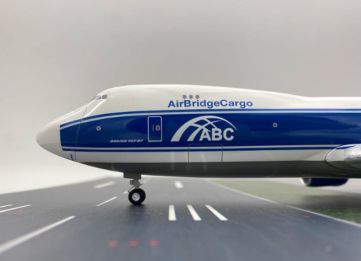38CM 1:200 Hogan AirBridgeCargo Boeing 747-8F Plane ABS Plastic Aircraft Model