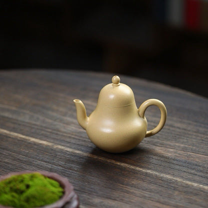 120cc Pot Yixing Zisha Green Clay Original Benshan Lvni Handmade Siting Teapot
