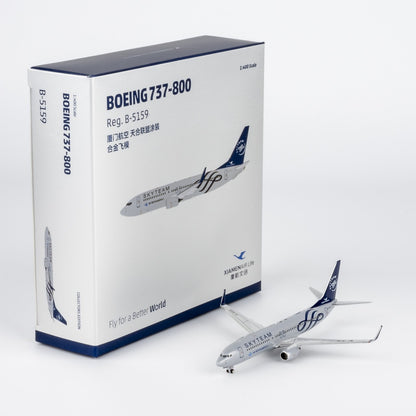 1:400 NGmodels XiamenAir B737-800 B-5159 Passenger Airplane Diecast Plane Model