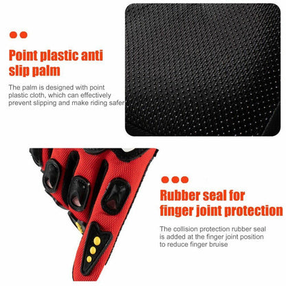 Motorcycle Gloves Breathable Full Finger Racing Mountain Bike Protection Riding