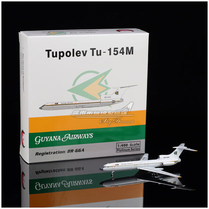 1:400 Phoenix Guyana Airways Tupolev Tu-154M Passenger Airplane Diecast Model