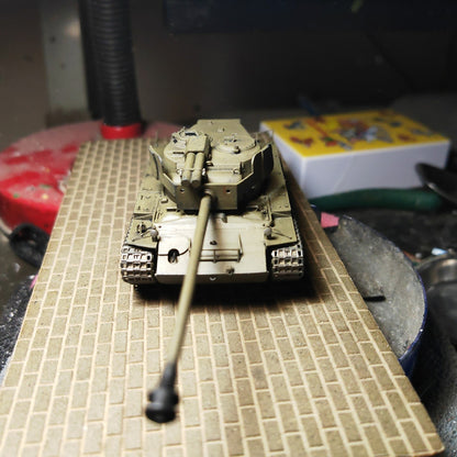 3D Printed 1/72 American Super Pershing Tank Finished Product