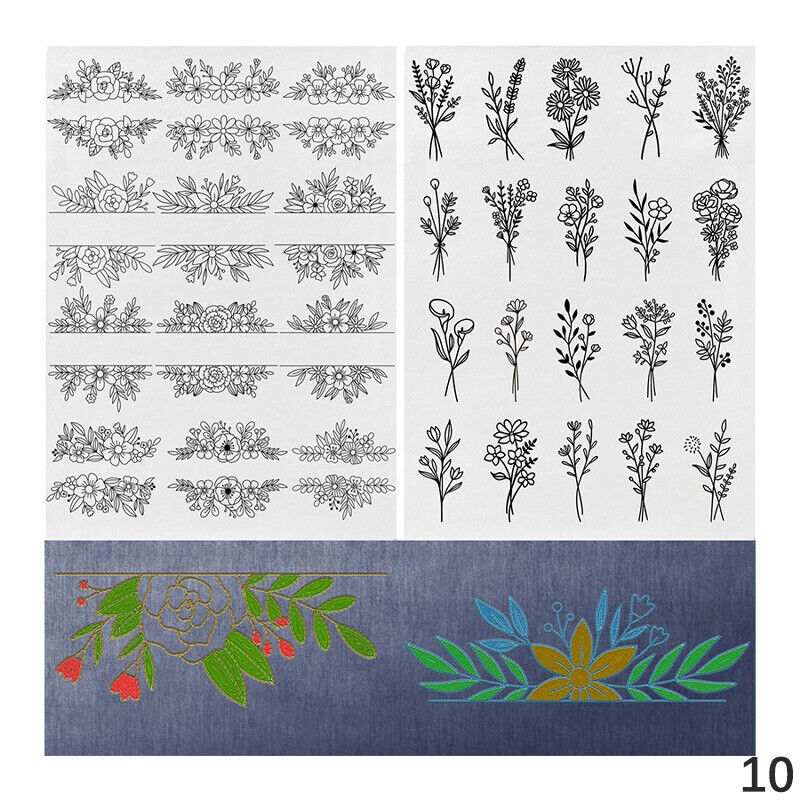 Water Soluble Stabilizer For Embroidery Stick And Stitch Embroidery Paper Tear