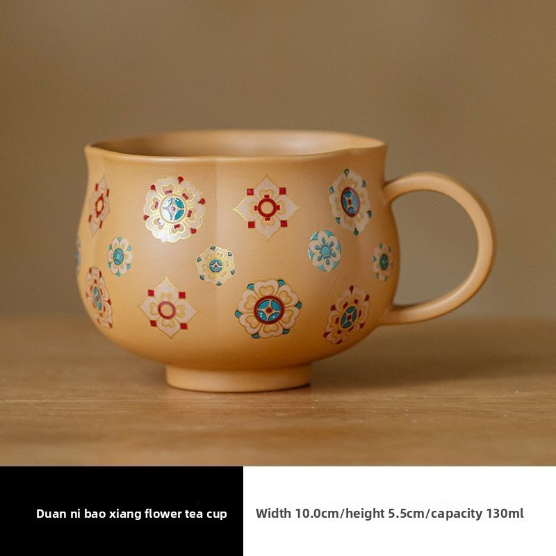 130ml Duan Clay Handmade Master Cup Coffee Cup Breakfast Milk Cup Kungfu Teaware
