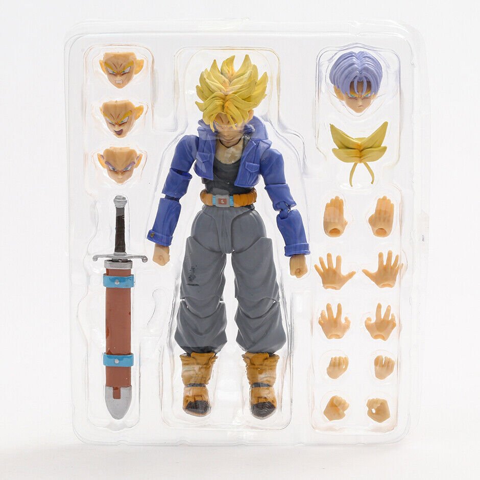 Dragon Ball Z Super Saiyan Trunks PVC Action Figure Model Statue SHF Anime Toy