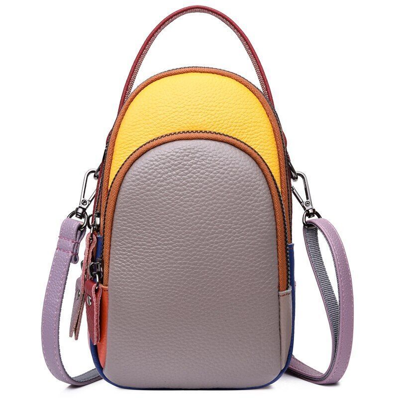 Genuine Leather Handbag Mobile Phone Bags Wallets Shoulder Bag Messenger Purse