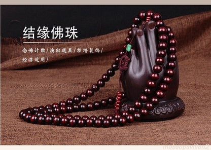 12mm New Shaolin Buddhist Zen Monk 108 Prayer Beads Necklace Kung Fu Meditation