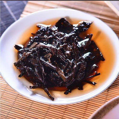 250g Authentic Yunnan 2014 Jin Ban Zhang Ancient Tree Pu'er Tea Ripe Tea Brick