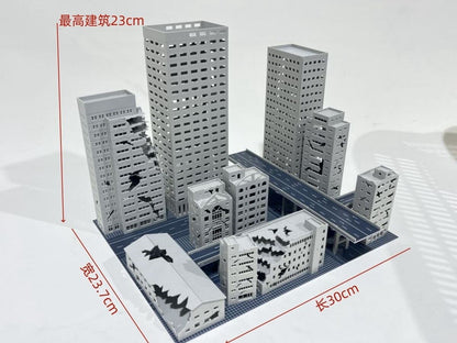 1/300 Building Model City Street House Scene Display Model