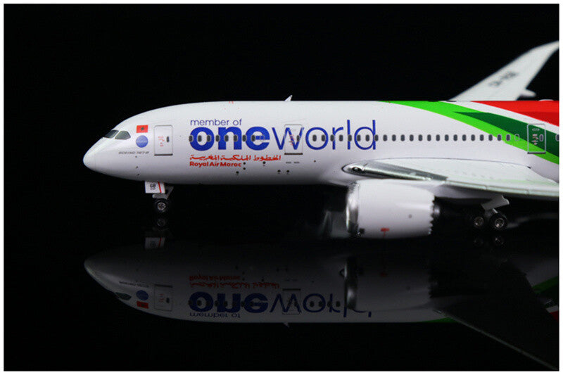 Phoenix Royal Air Maroc member of oneworld For Boeing B787-8 CN-RGB 1：400 Plane