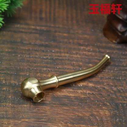 Brass Filter Tobacco Pipe | 3 Removable Bowls Mini Portable Smoking Pipe