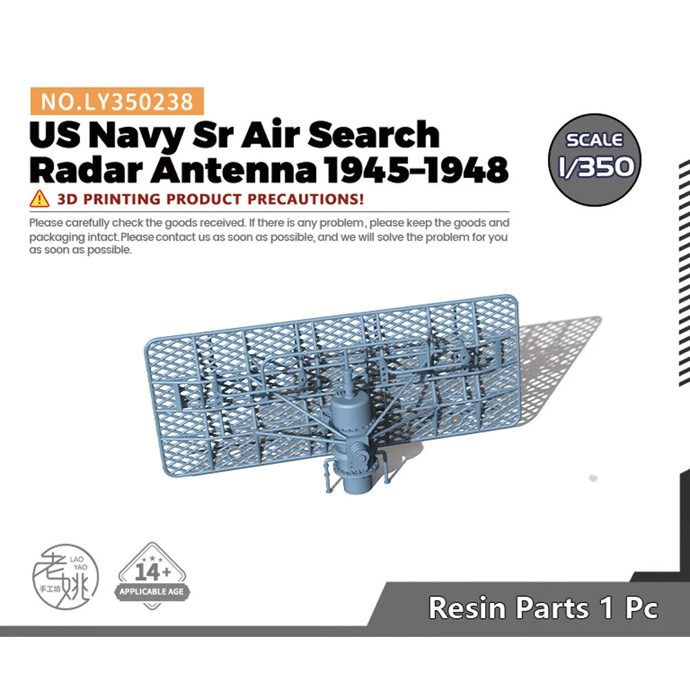 Yao's Studio LY350238 1/350 Model US Navy Sr Air Search Radar Antenna 1945�C1948