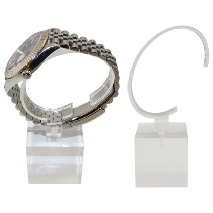 2 Pack of Crystal Clear Watch Stands with Sturdy Acrylic Weighted Base