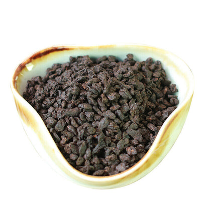 Yunnan Pu-erh Ripe Tea Glutinous Rice Fragrance Bulk Tea Fossil 500g