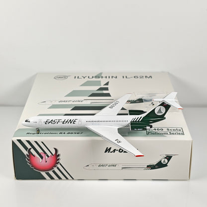 1:400 Phoenix East Line Airlines IL-62M Airplane Diecast Aircraft Plane Model