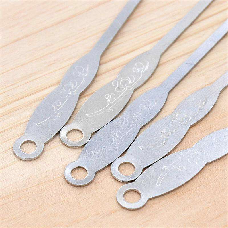 3x/Sets Mini Stainless Steel Spiral Ear Pick Spoon Earwax Removal Cleaning Tools