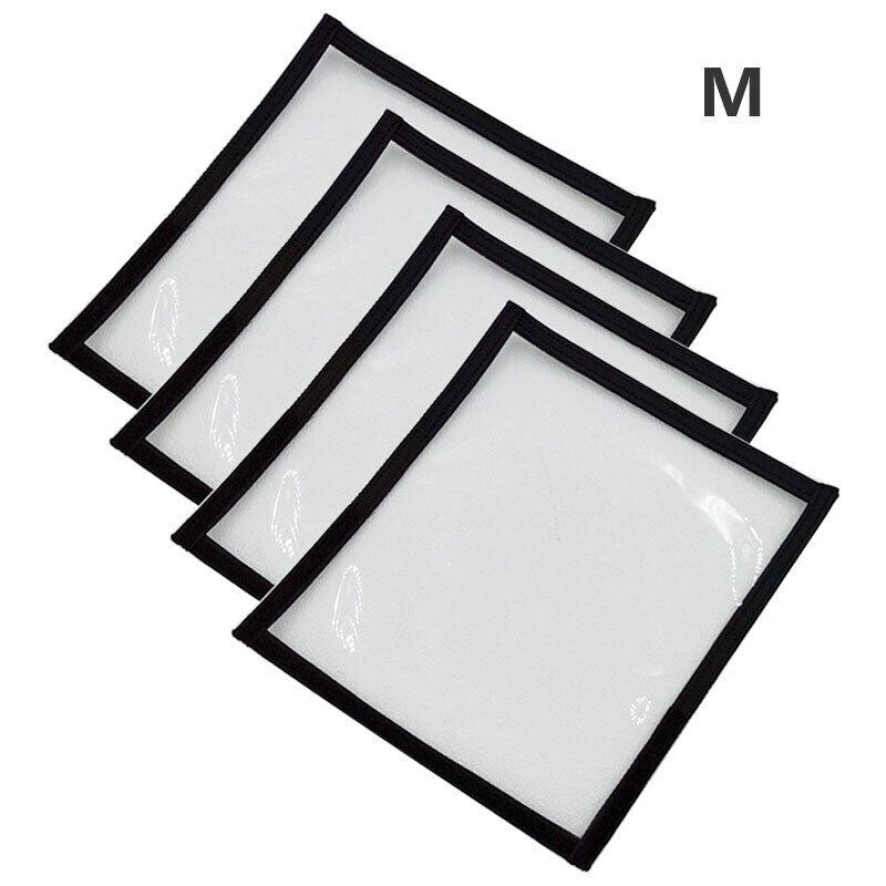 4x PVC Fishing Lure Wraps Hook Protective Cover Clear Fishing Bait Storage Bag