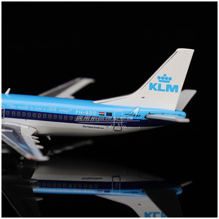 1:400 JC Wings KLM Boeing 737-300 Passenger Airplane Diecast Aircraft Model