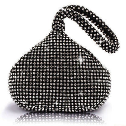 Women Alumium Sequins Evening Clutch Bag Party Wedding Fashion Purse Handbag