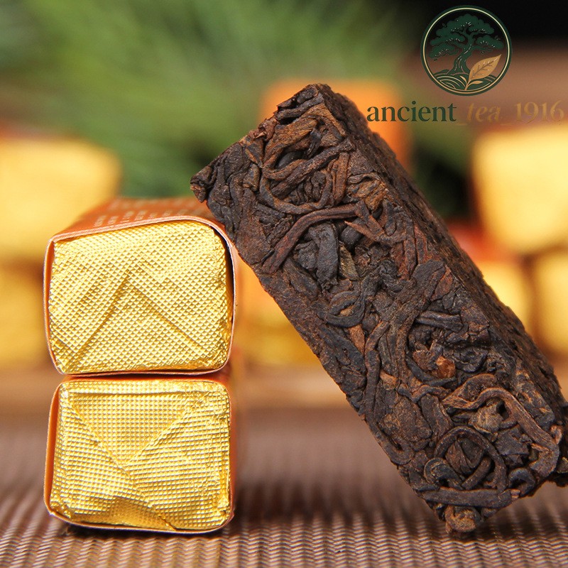 500g 2025 Pu'er Ripe Tea Mellow Aroma Pu'er Tea Ancient Tree Tea Bricks