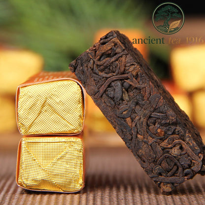 500g 2025 Pu'er Ripe Tea Mellow Aroma Pu'er Tea Ancient Tree Tea Bricks