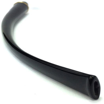 Acrylic Pipe Stem 9mm Bent Long Stem Pipe Mouthpiece for Churchwarden Pipe
