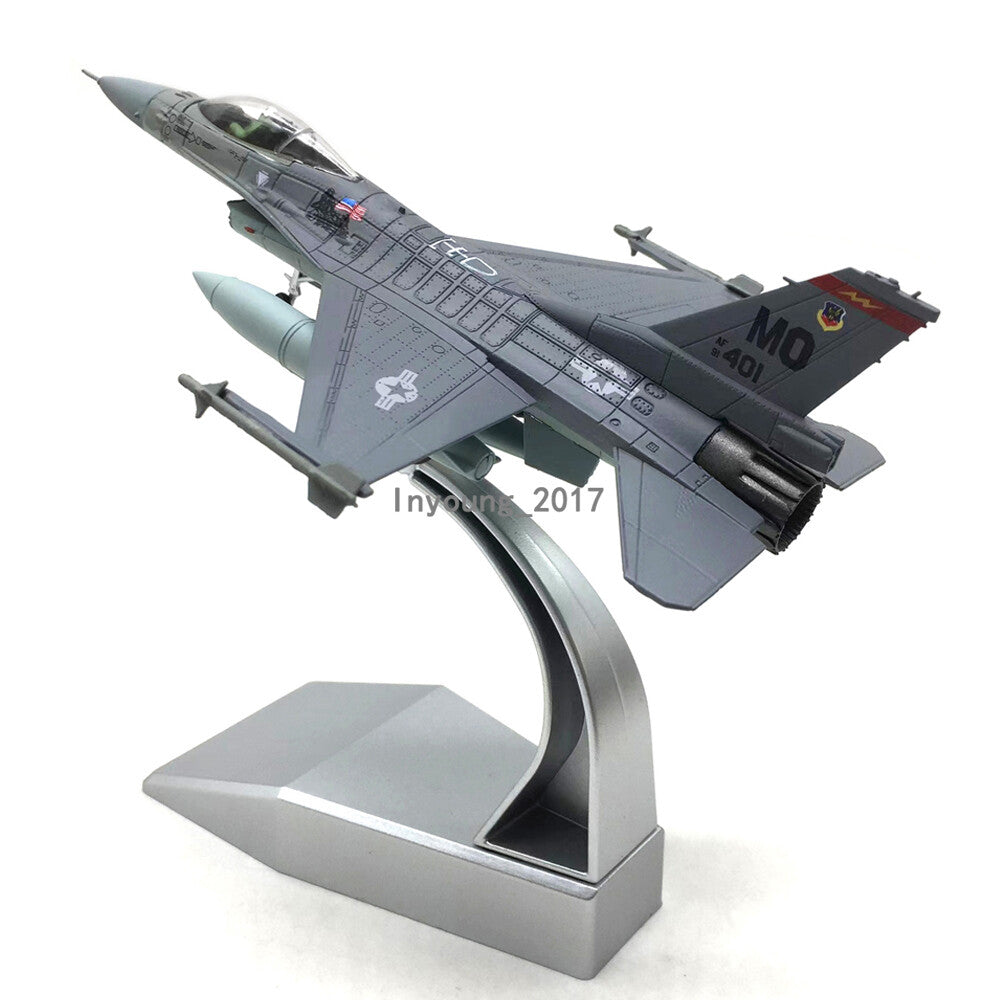 1/100 General Dynamics F16C Fighting Falcon Airplane Model Diecast Plane Model