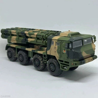 1/72 China PLA PHL-191 Long-range Rocket Launcher Tricolor Camouflage Model