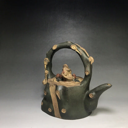 Chinese Yixing Zisha Clay Handmade Exquisite Teapot （五代封侯 底款：陈鸣远）