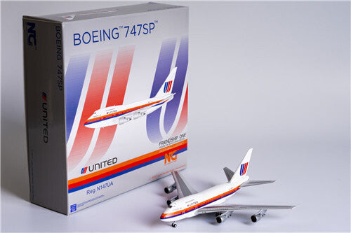 NG MODEL for UNITED Airlines for BOEING B747SP N147UA FRIENDSHIP ONE 1:400 model