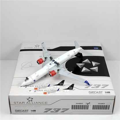 1:400 JC Wings SAS BOEING B737-800 Passenger Airplane Diecast Model